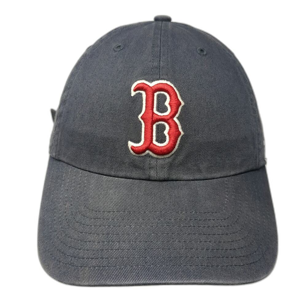 '47 MLB Boston Red Sox Baseball Cap Blue Red White One Size Adjustable Strap Hat